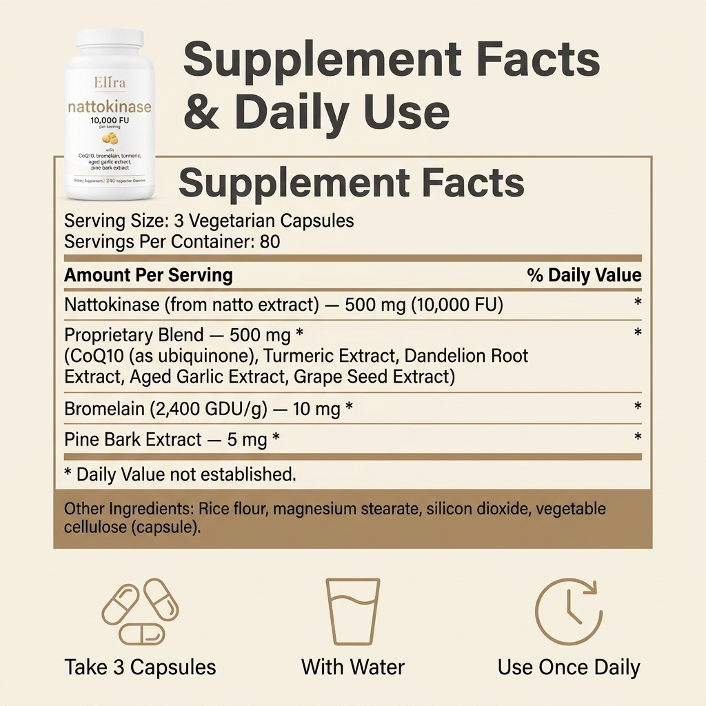 Elira® 10,000 FU Nattokinase Complex