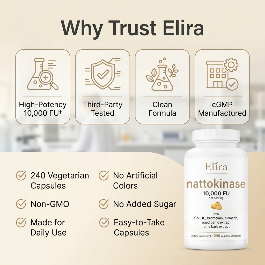 Elira® 10,000 FU Nattokinase Complex