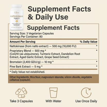 Elira® 10,000 FU Nattokinase Complex