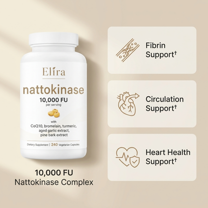 Elira® 10,000 FU Nattokinase Complex