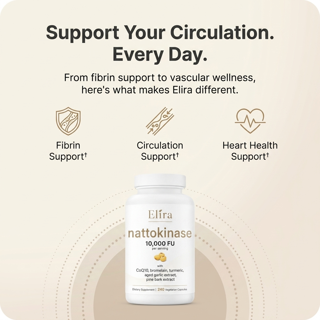 Elira® 10,000 FU Nattokinase Complex